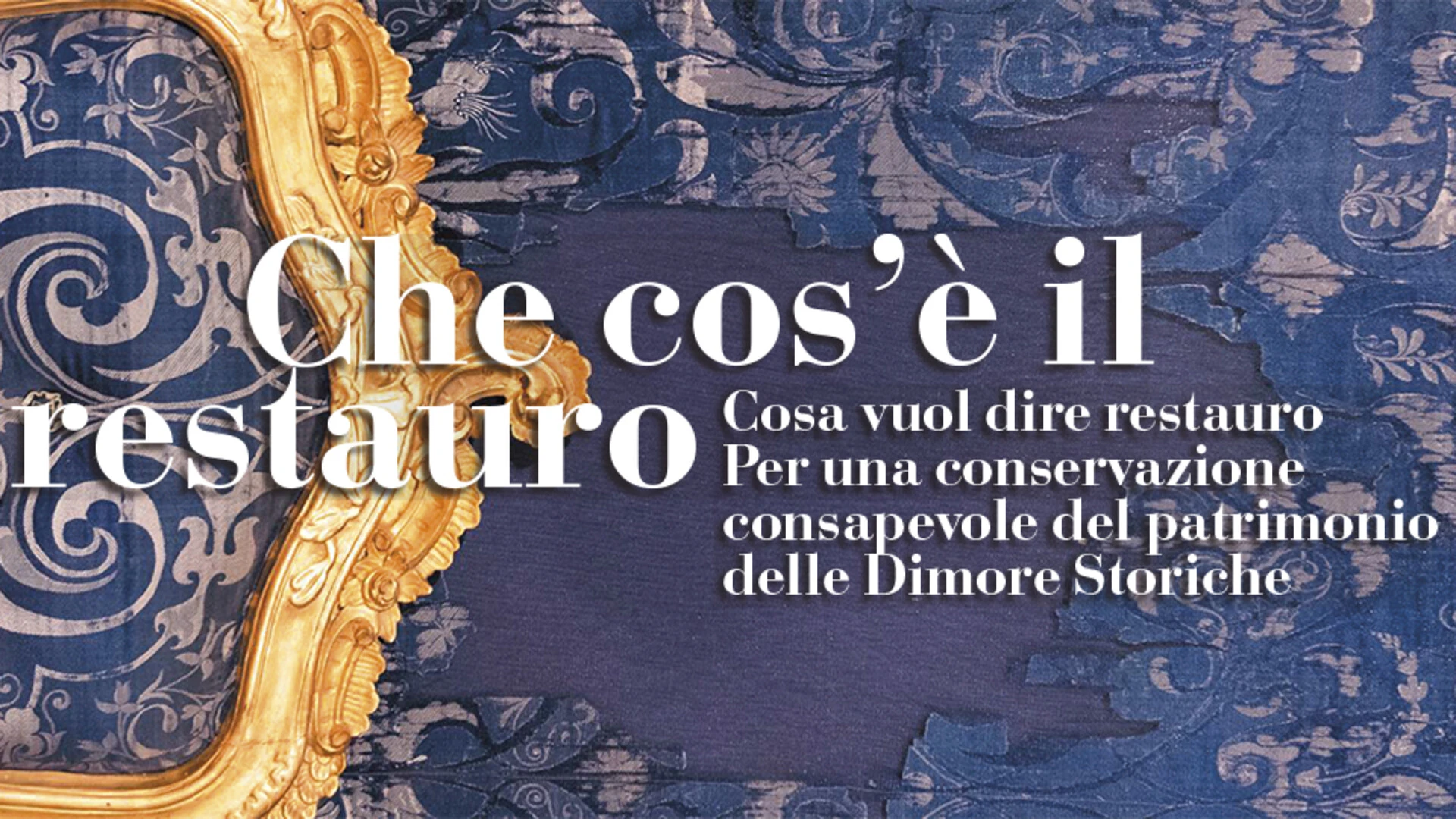 Locandina convegno restauro