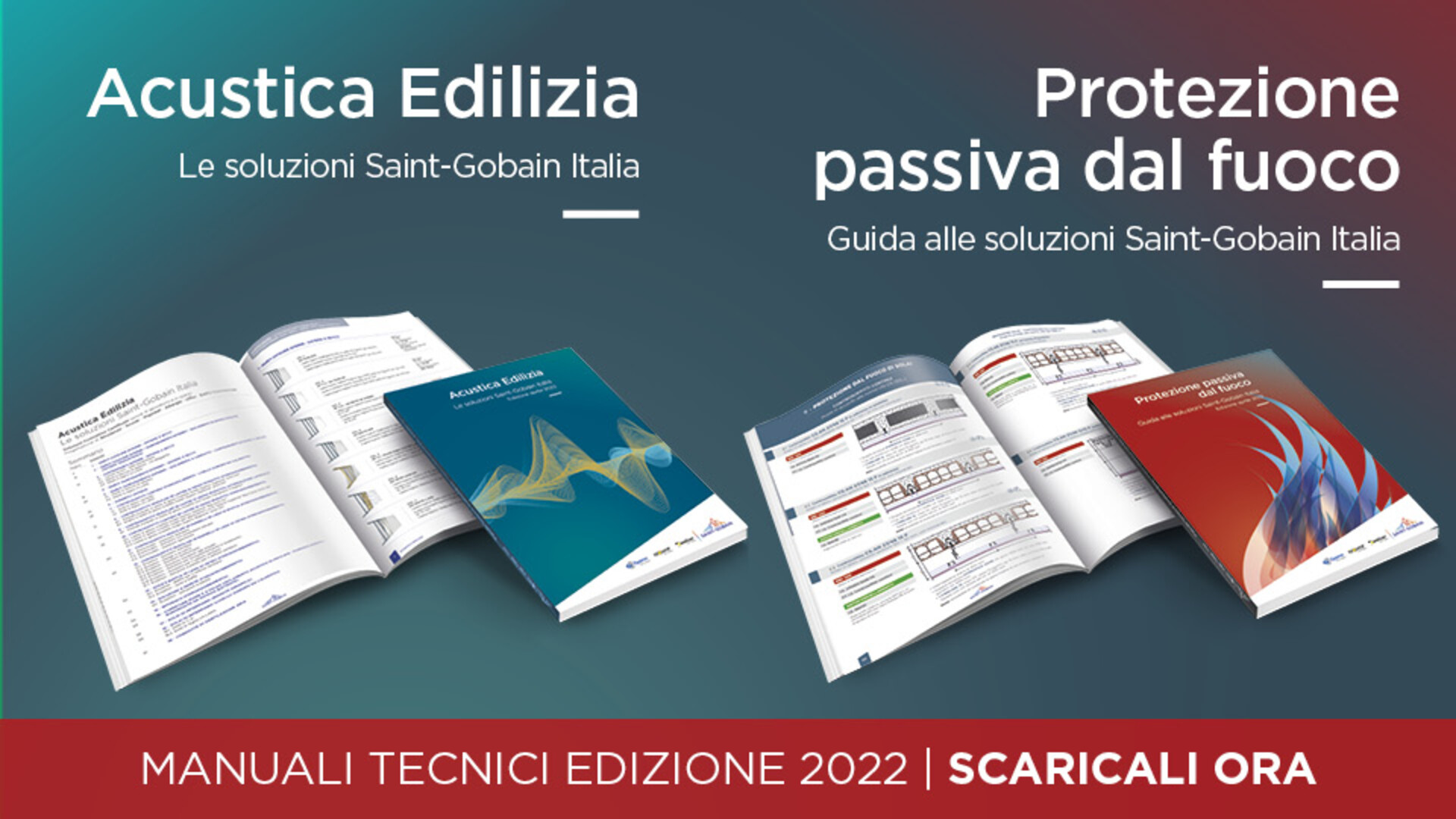 Nuovi manuali tecnici Protezione passiva dal fuoco ed Acustica Edilizia