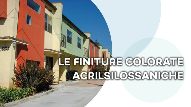 Finiture colorate acrilsilossaniche